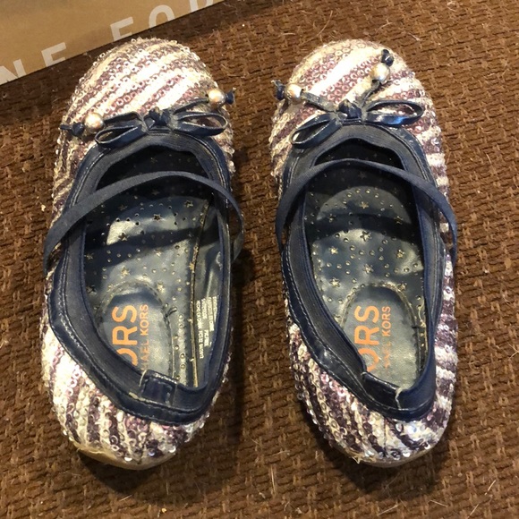 Michael Kors Lil Cora 2 Zebra Ballet Flats Sz 11 - Picture 4 of 5